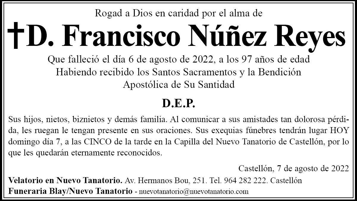 D. Francisco Núñez Reyes