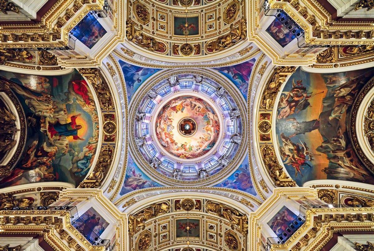 Interior de la Catedral de San Isaac, San Petersburgo