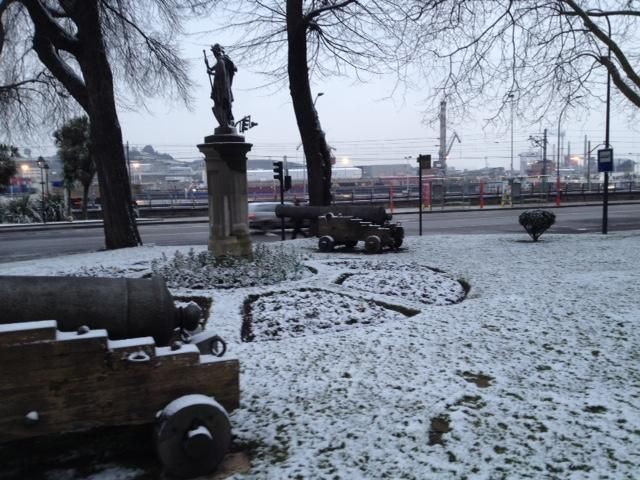 Más imágenes de la nevada en Avilés