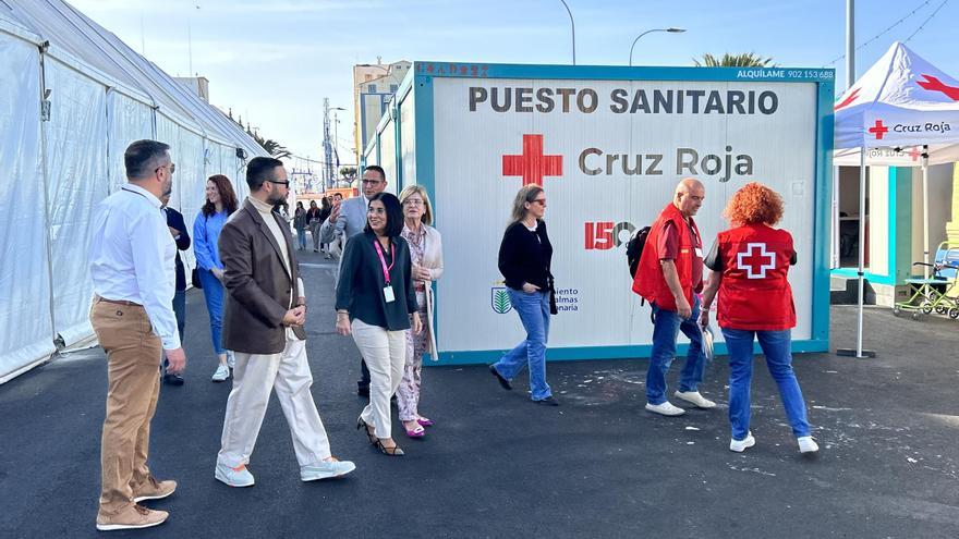 El hospitalito y los chiringuitos, listos para que comience &quot;lo grande&quot; del Carnaval de Las Palmas de Gran Canaria