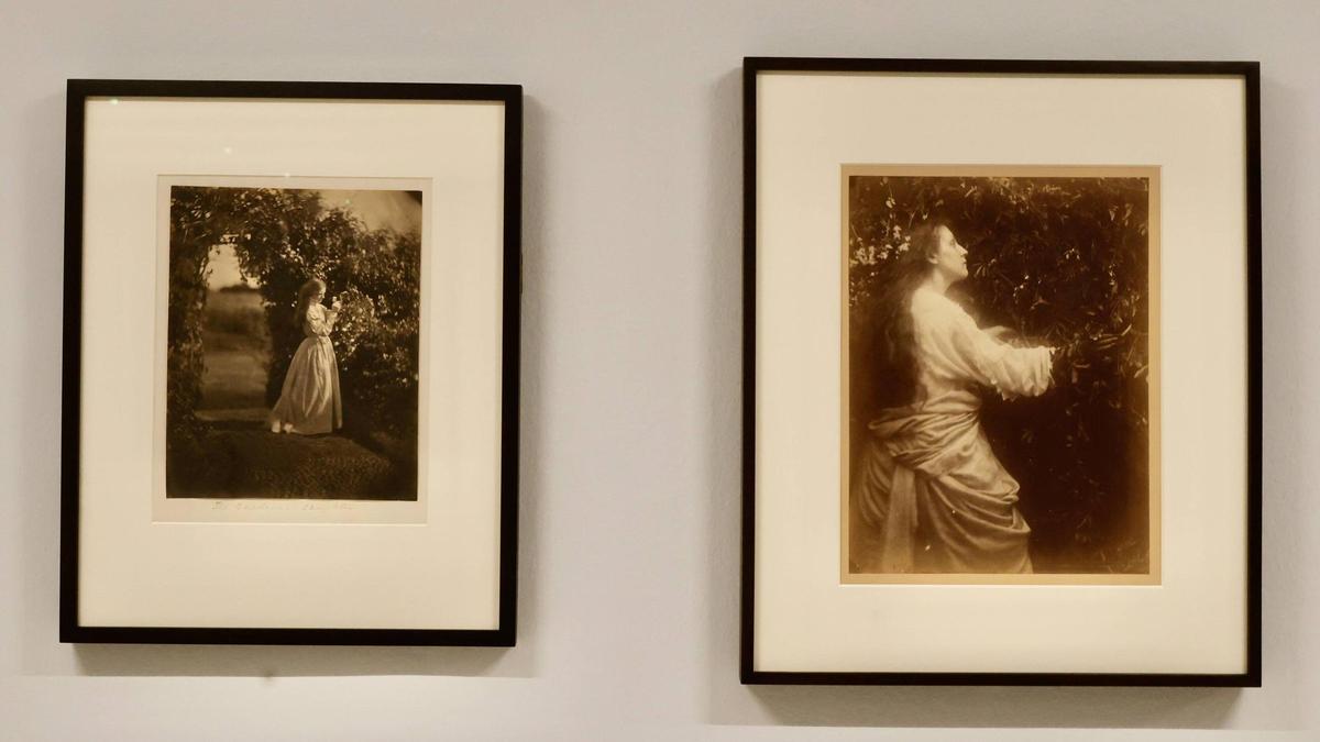 Dos de las fotografías de la exposición.
