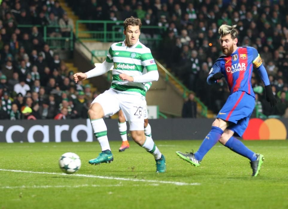 Imágenes del partido entre Celtic y Barcelona.