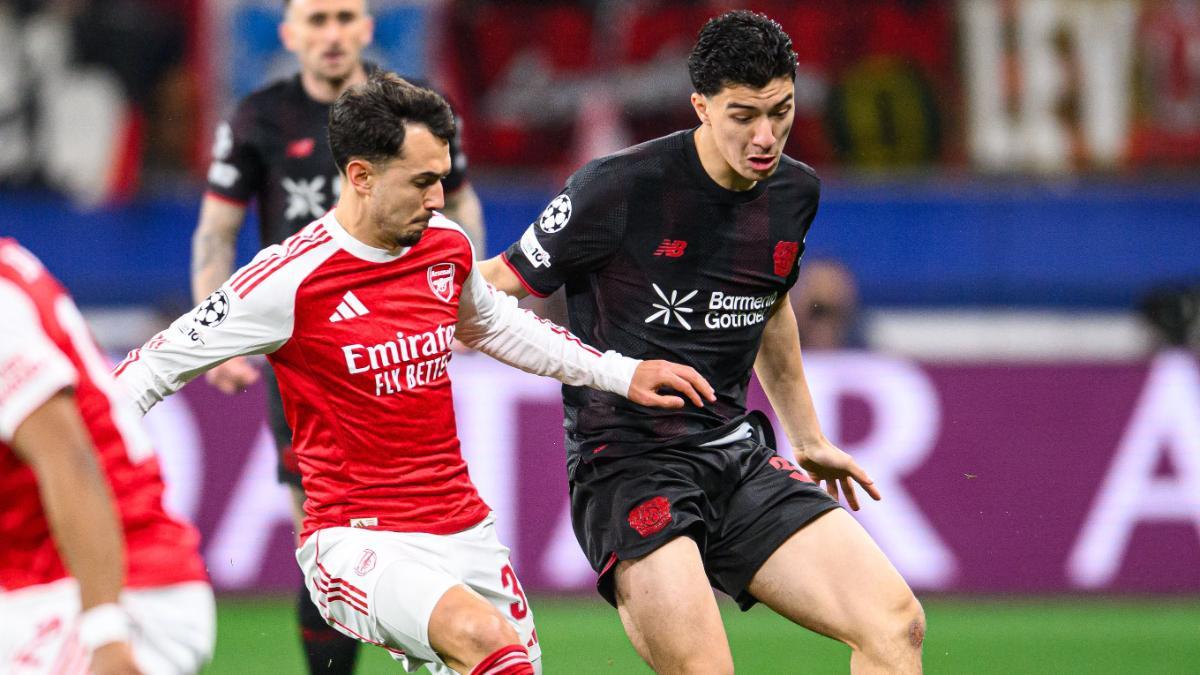 Zubimendi en acción en los octavos de la Champions