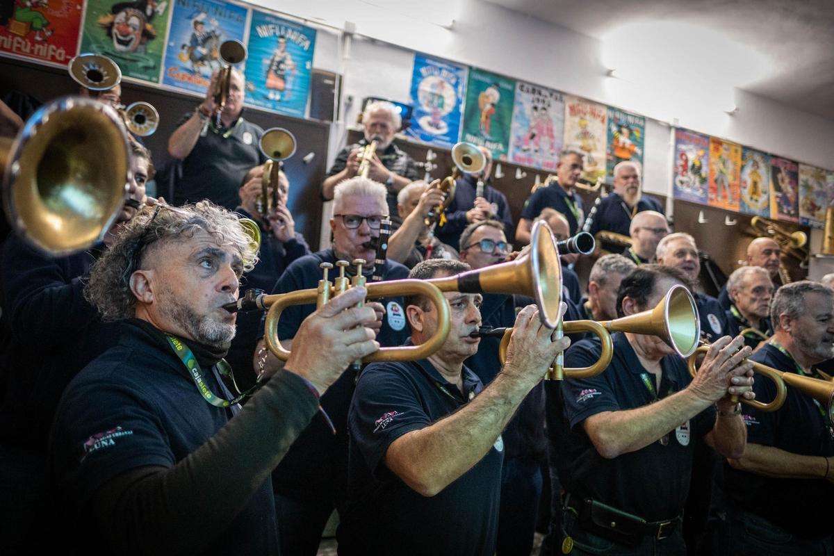 Visita oficial a los grupos del Carnaval de la calle de La Noria Visita oficial a los grupos del Carnaval de la calle de La Noria