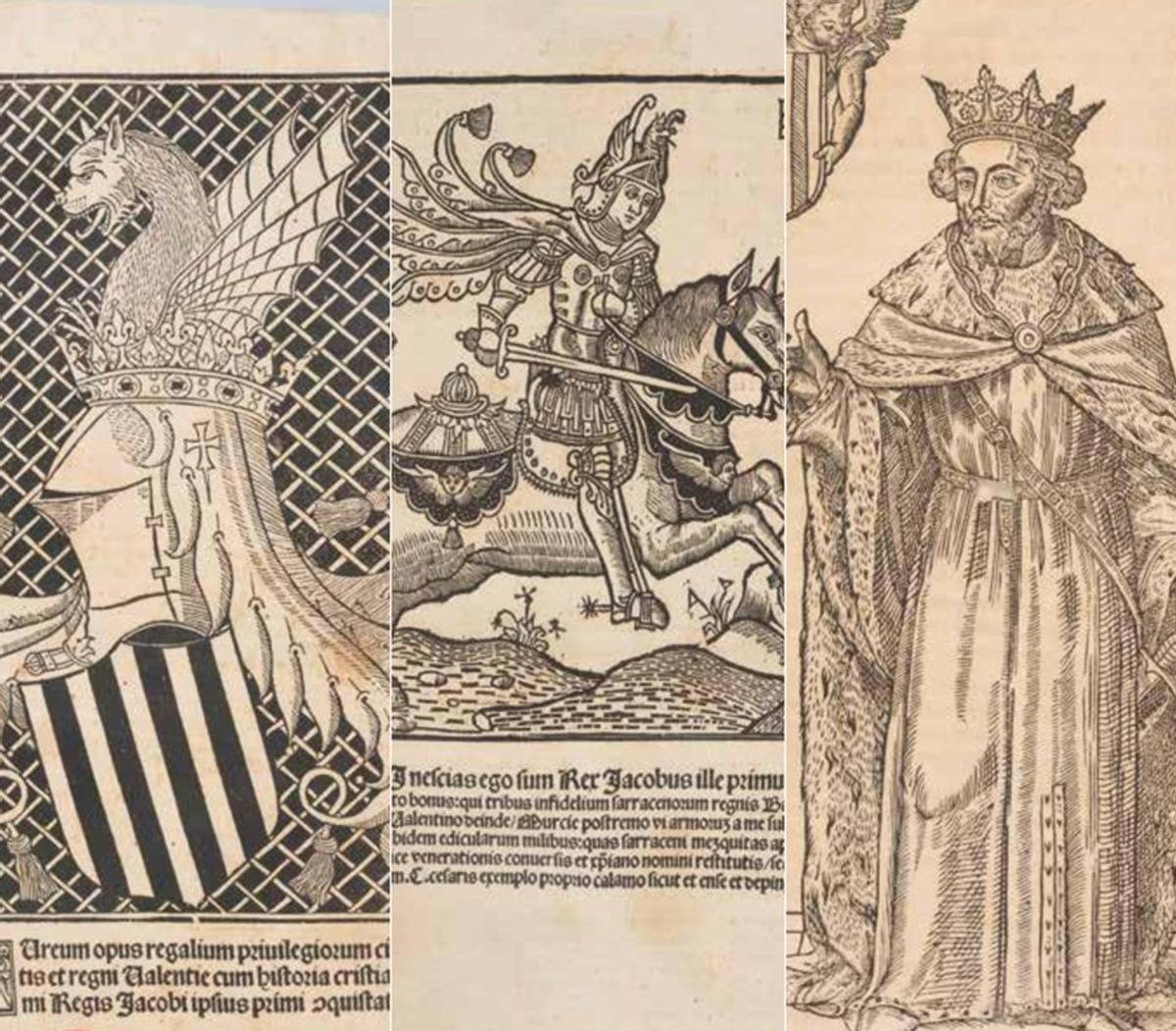 Tres ediciones de "El llibre dels fets" que se mostrarán en la exposición de La Nau.