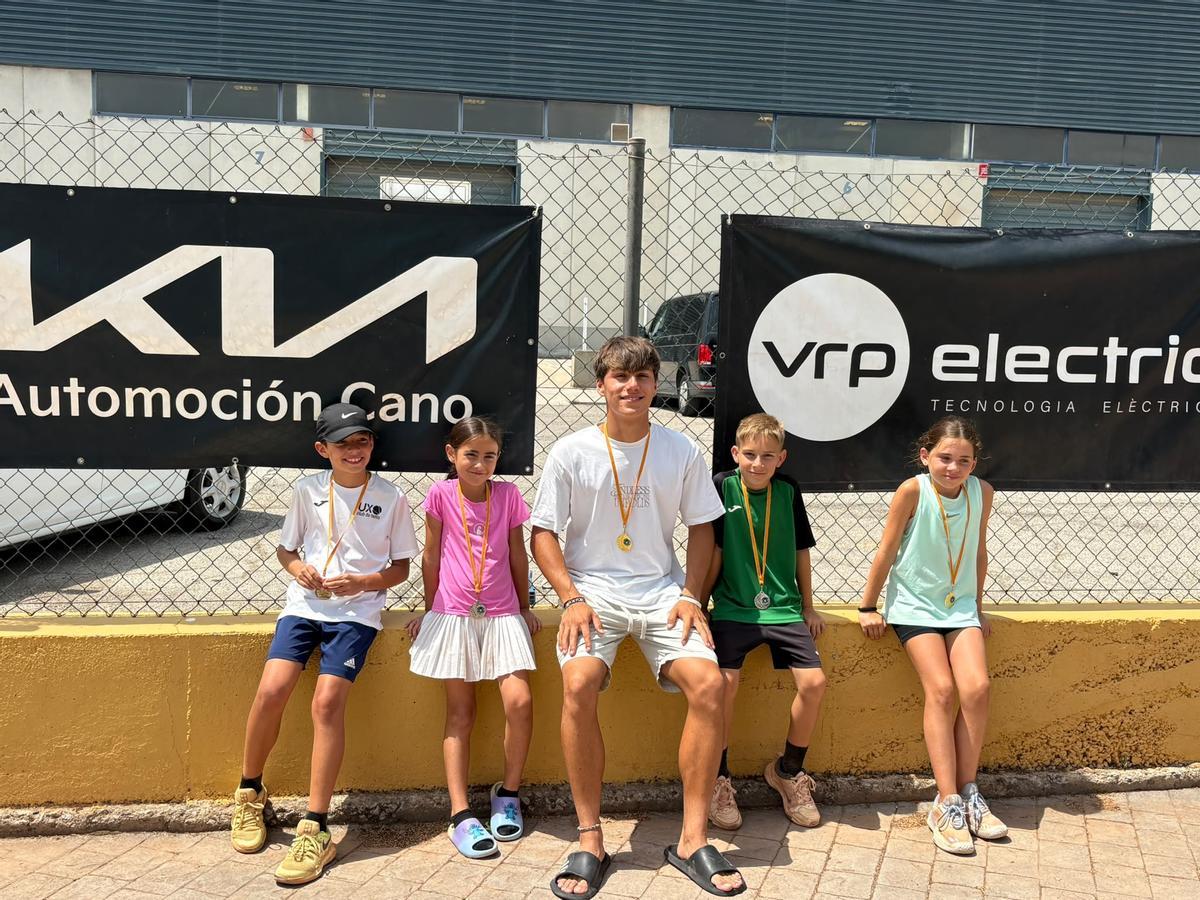 Los primeros clasificados del cuadro de consolación, en Almassora.