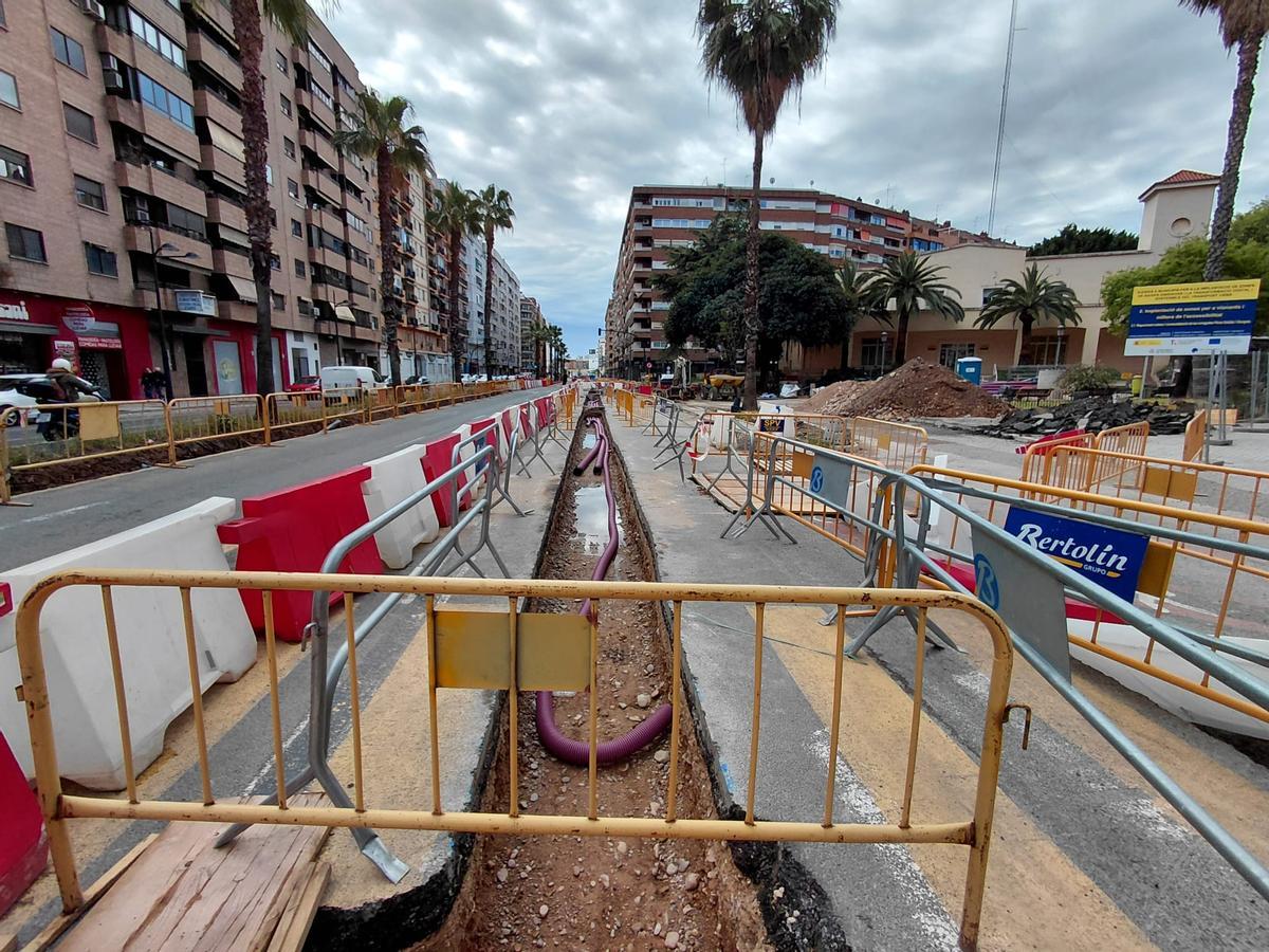 Obras en Giorgeta y Pérez Galdós