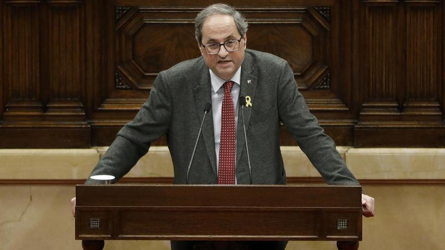 Torra: "Estoy dispuesto a apartarme para que Puigdemont pueda ser investido"