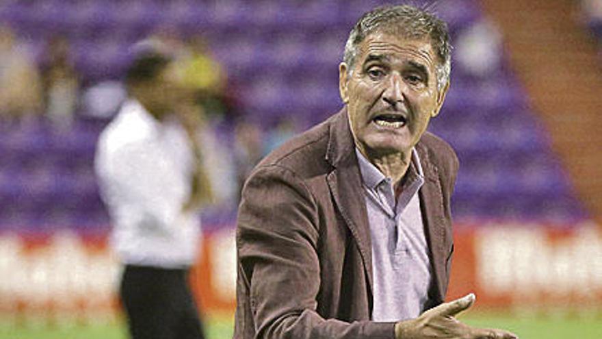 Paco Herrera, técnico del Valladolid.