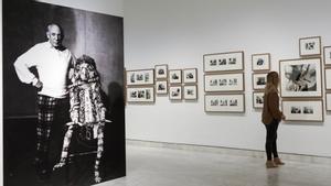 Sala de la exposición ’Picasso-Clergue’, en el Museu Picasso. 