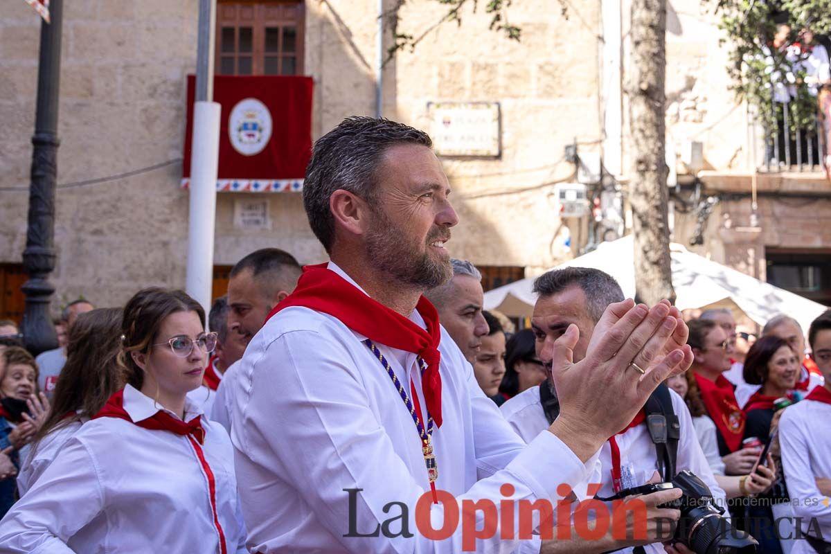 Recorrido Caballos del Vino día dos de mayo en Caravaca