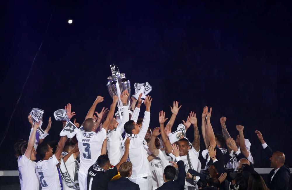 El Madrid celebra la ''Undécima'' en el Bernabéu