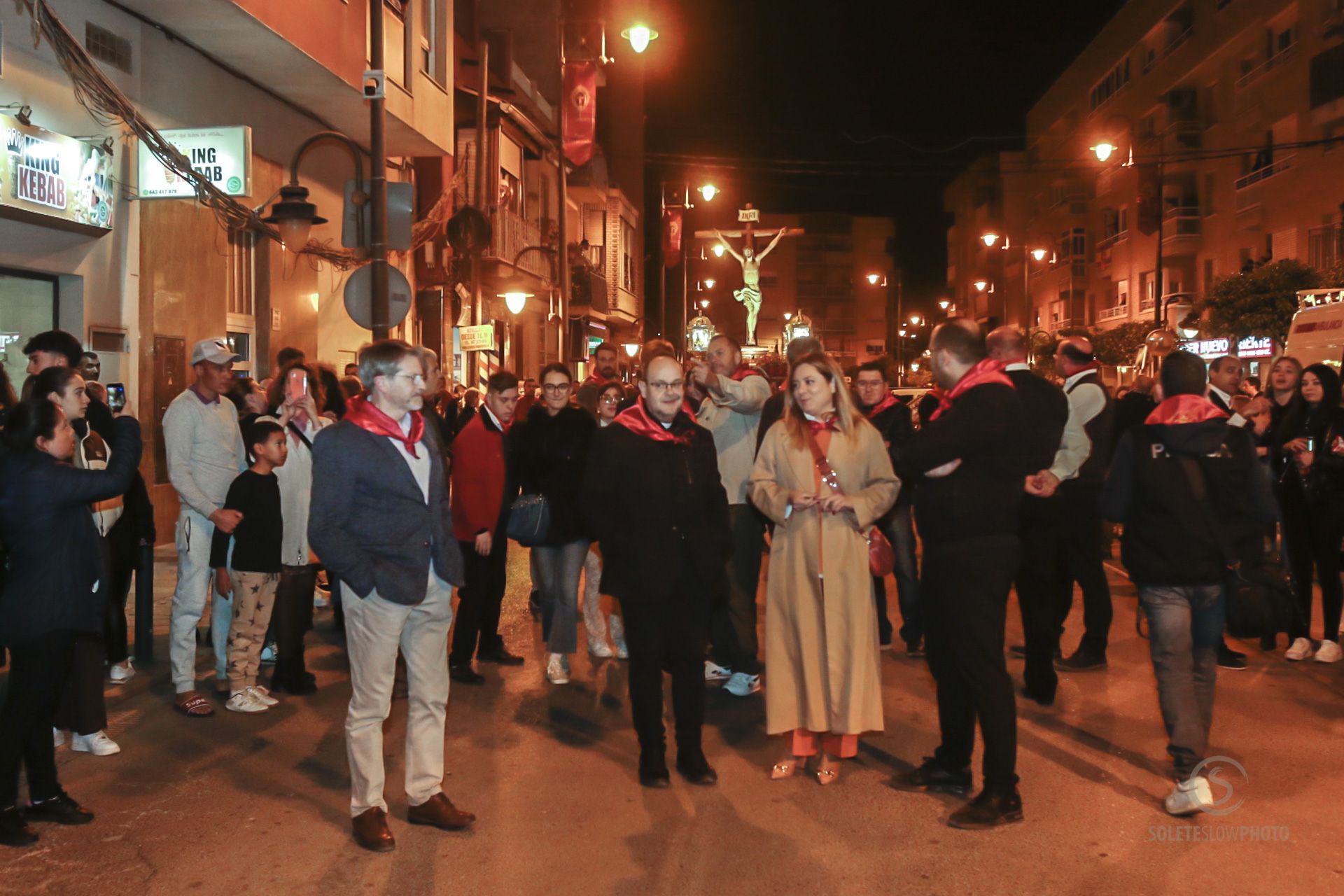 Las imágenes del encuentro del Paso Encarnado en Lorca