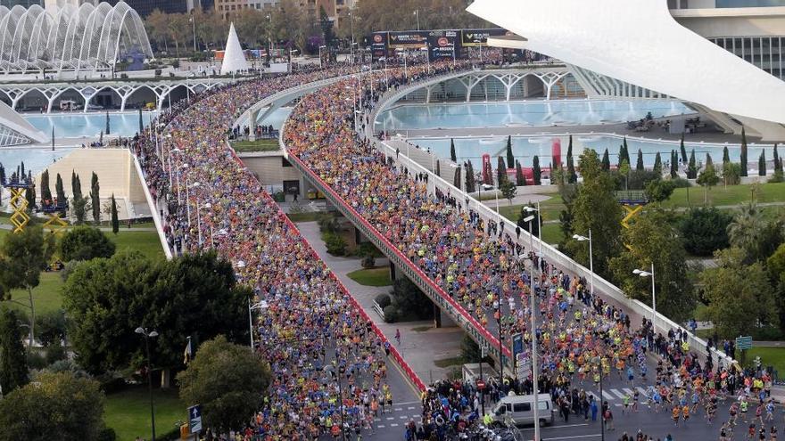 El Maratón de València volvió a batir récord de participación