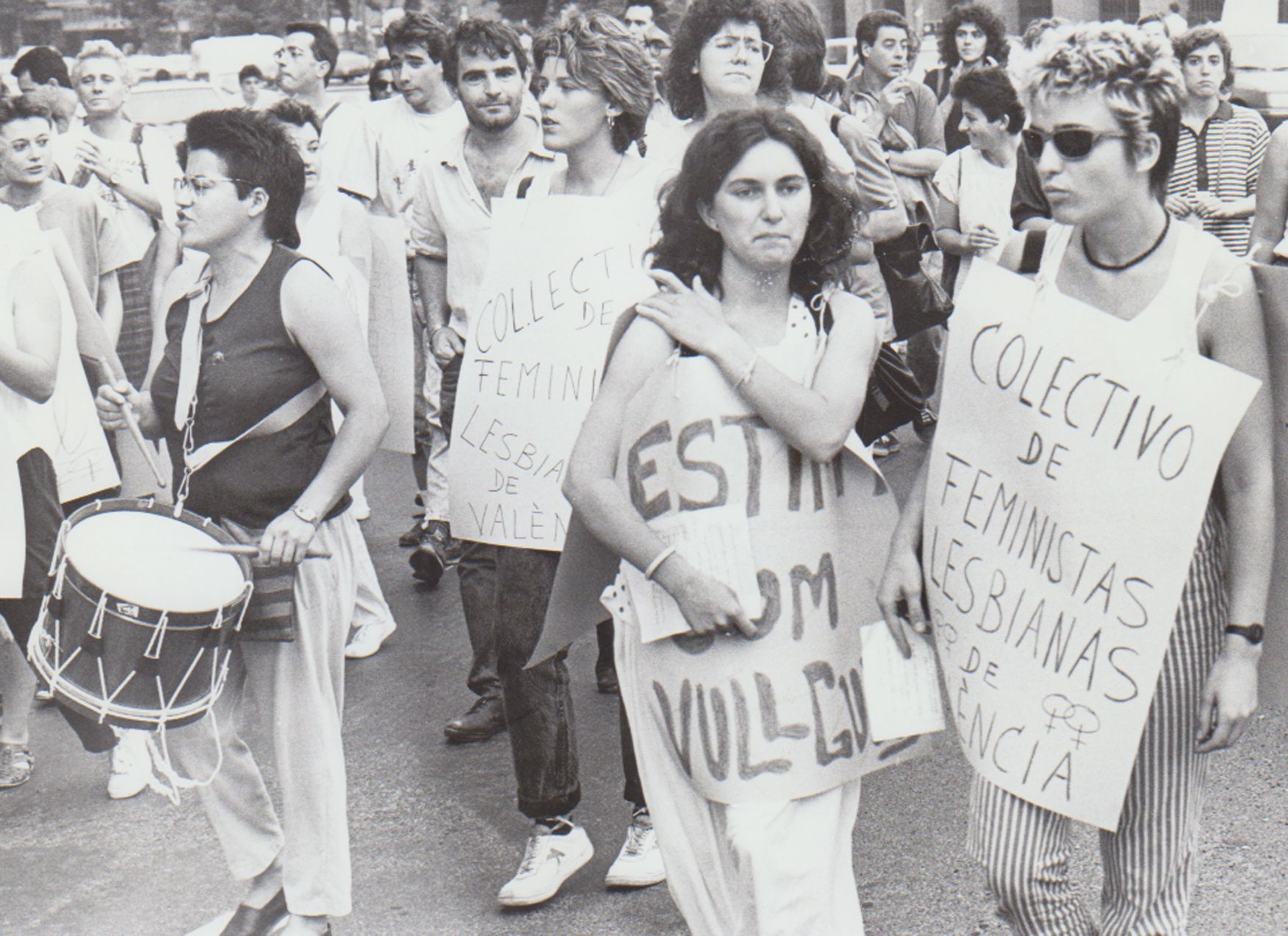 Manifestación de gais y lesbianas en 1988