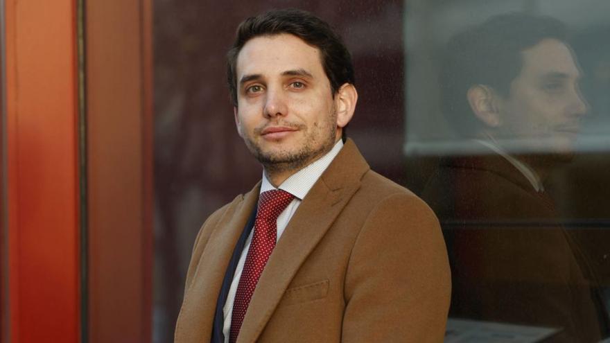 Juan Manuel Riesgo Vialás, en LA NUEVA ESPAÑA de Oviedo. | LUISMA MURIAS