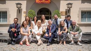 Foto de familia del nuevo ejecutivo municipal, comandado por la alcaldesa Pilar Díaz