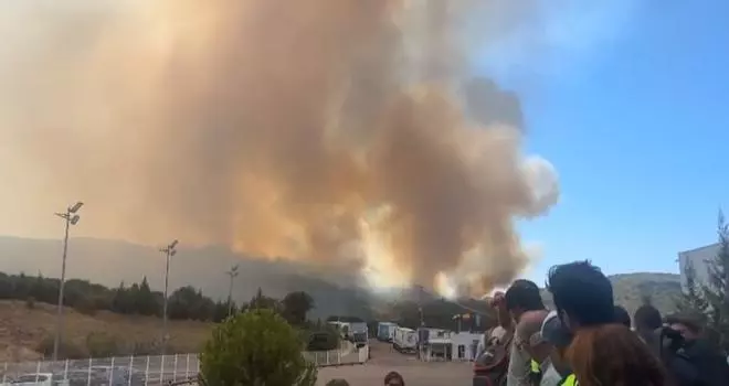 Fotogalería | Las imágenes del incendio en Las Navas, en Herrera del Duque