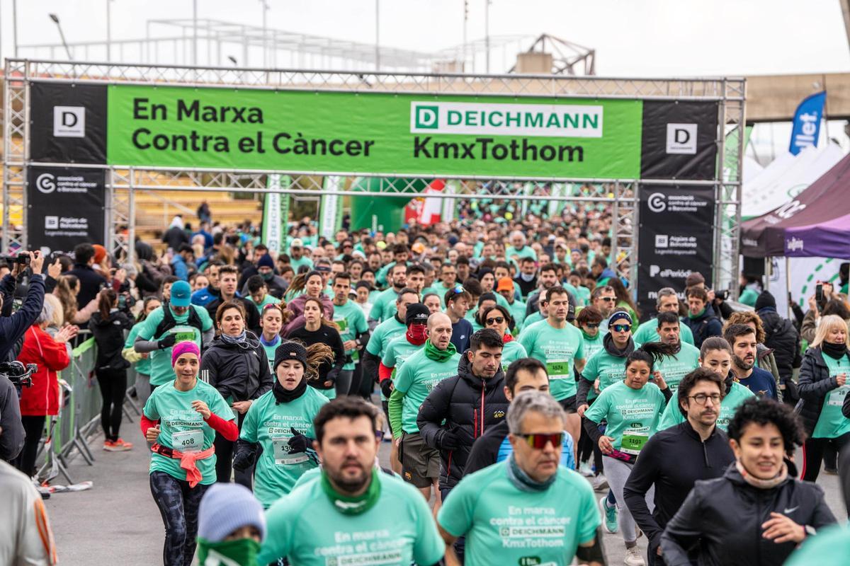 8a edición de la Cursa Solidària 'Barcelona en marxa contra el càncer'