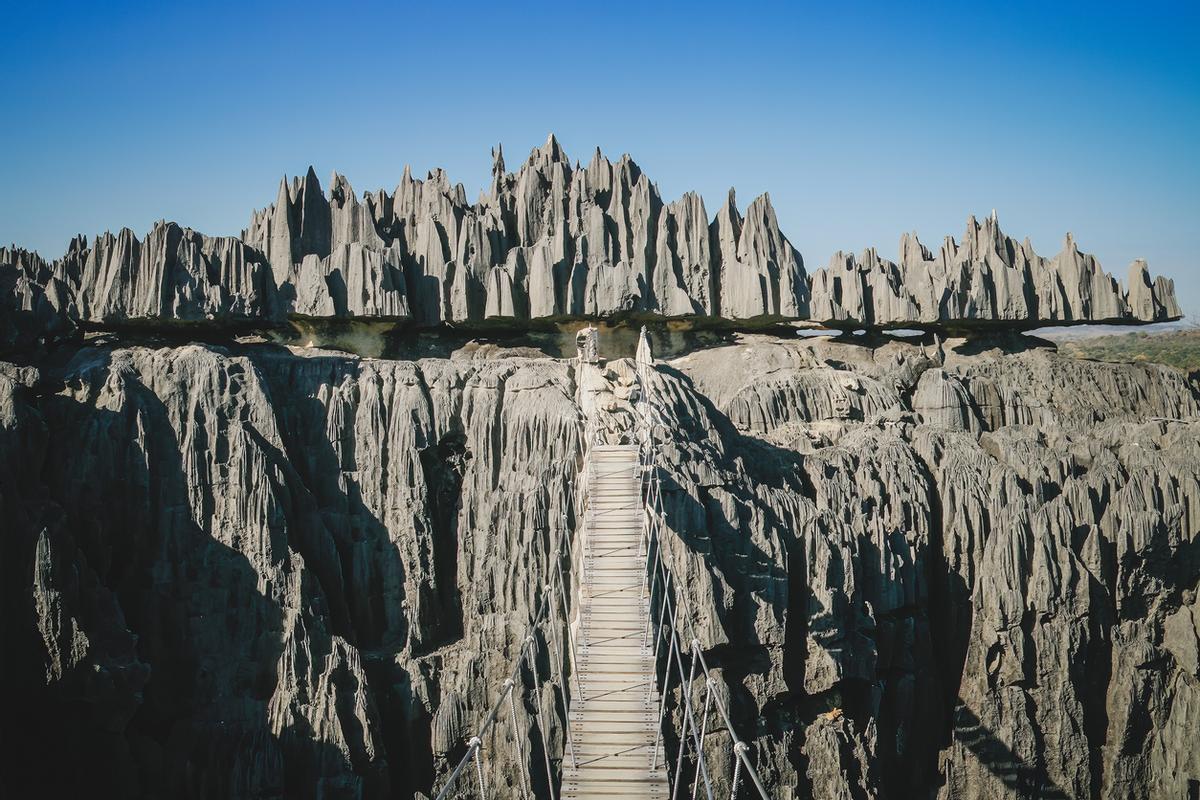 En Madagascar se encuentra una de las formaciones geológicas más singulares del planeta