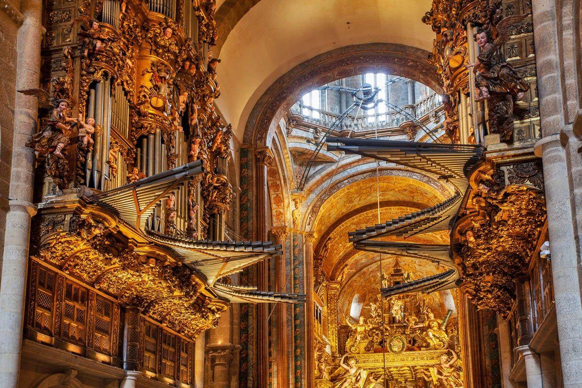 Interior de la Catedral de Santiago de Compostela