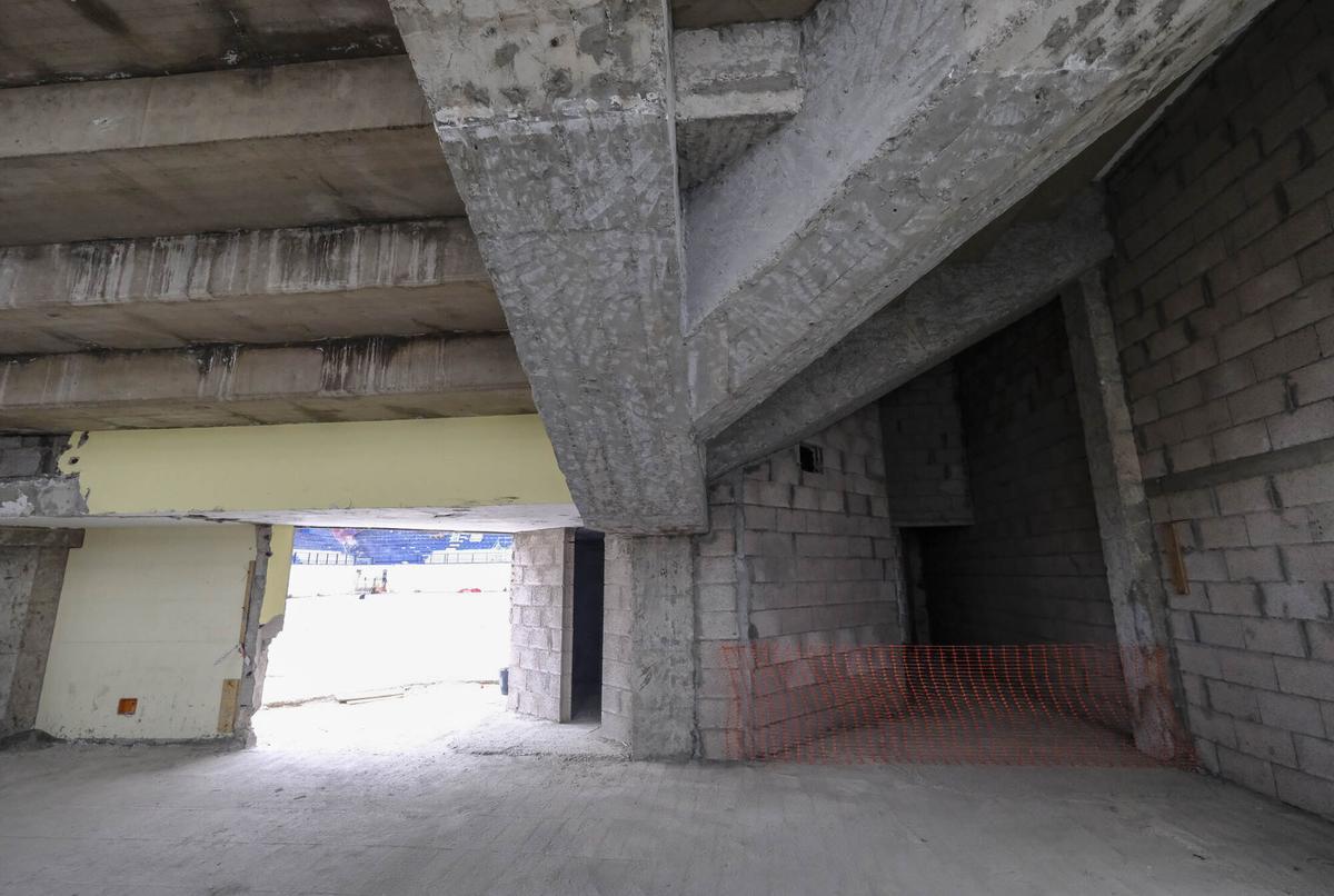 Obras en el Centro Insular de Deportes en Las Palmas de Gran Canaria