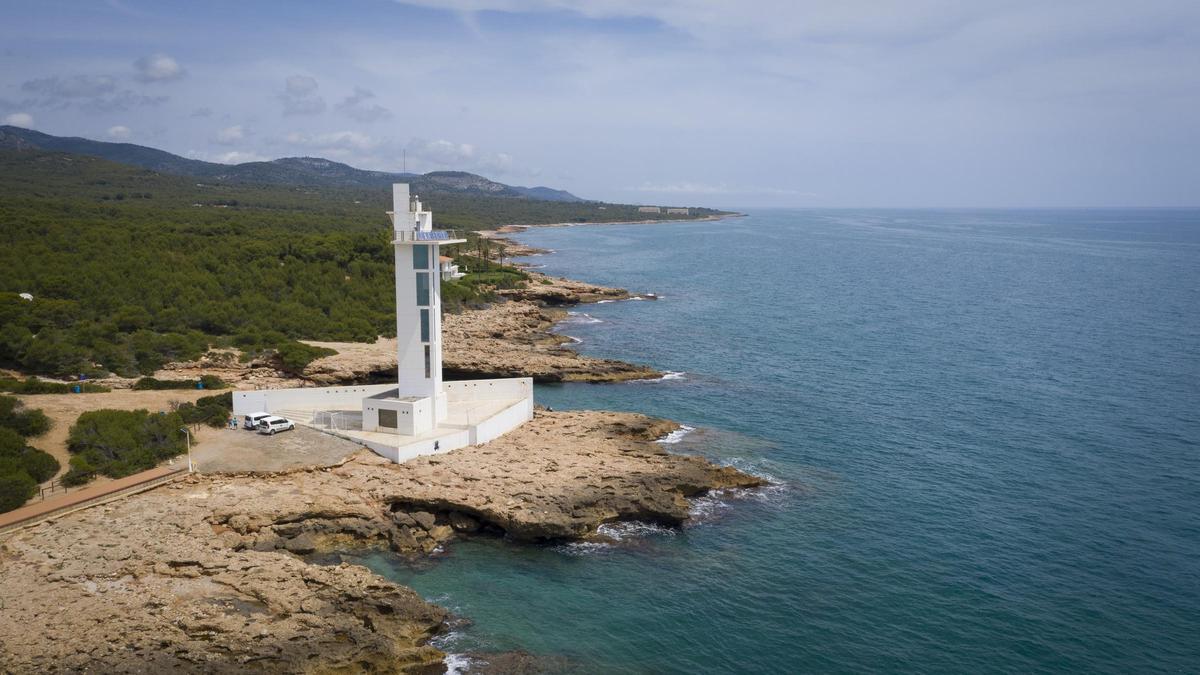 Imagen del faro de Irta.