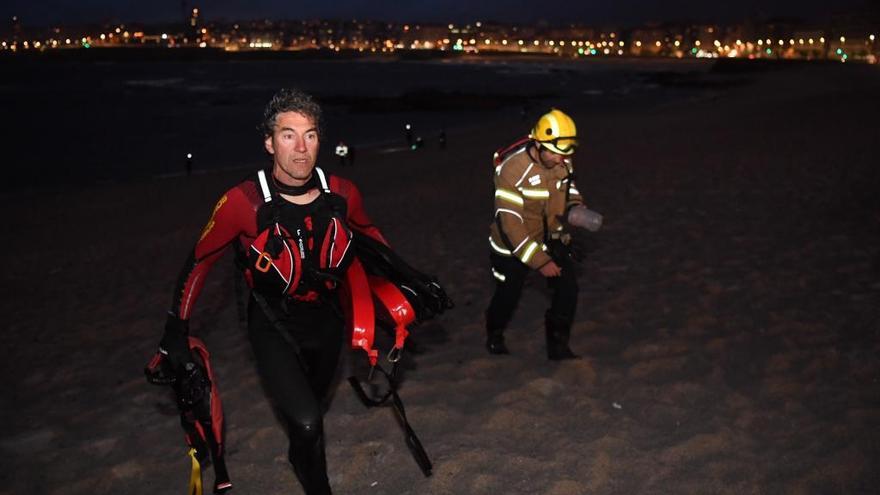 Bomberos, en el rescate de Riazor