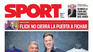 La portada de SPORT de hoy sábado, 9 de agosto de 2025