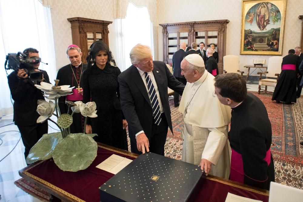 Encuentro de Trump y el Papa en el Vaticano