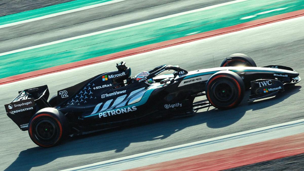 Kimi Antonelli, este lunes al volante del W17