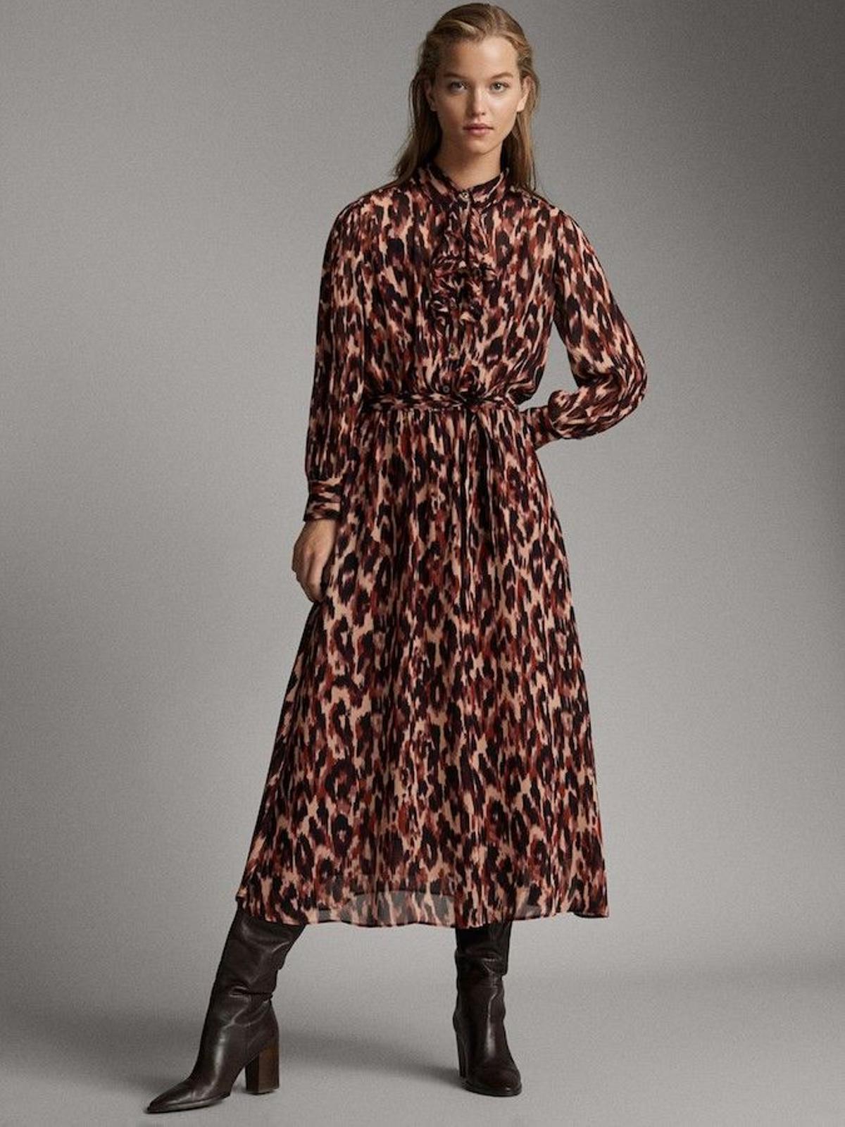 El vestido de leopardo BCBG