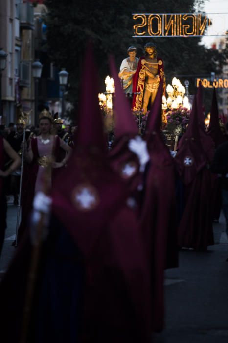 Imágenes de la Semana Santa Marinera, Santo Entierro, del 2018