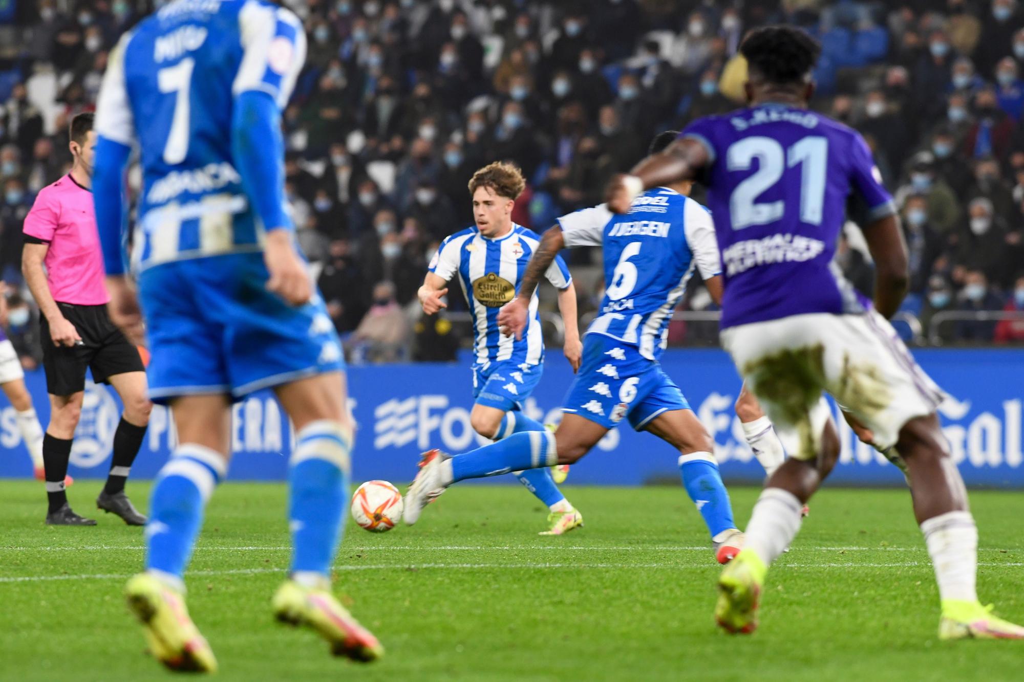 El Dépor le gana 3-0 al Valladolid Promesas