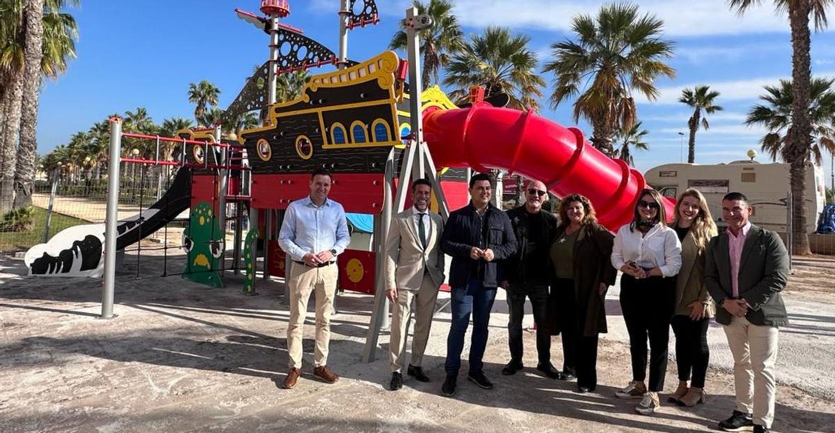 La Manga del Mar Menor inaugura el renovado Parque Mistral y una zona deportiva al aire libre