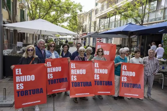 Cuatro asociaciones de vecinos de Palma unen fuerzas para luchar contra el ruido de las calles