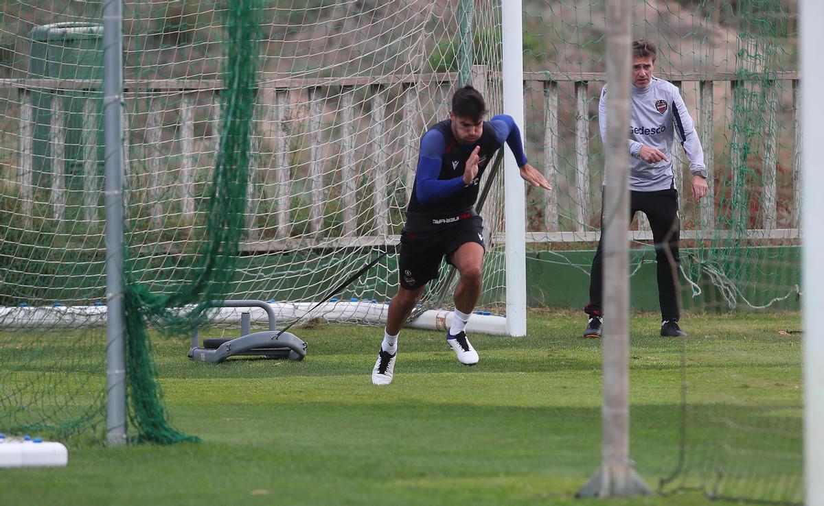 Así ha sido el entrenamiento del Levante UD en el Saler