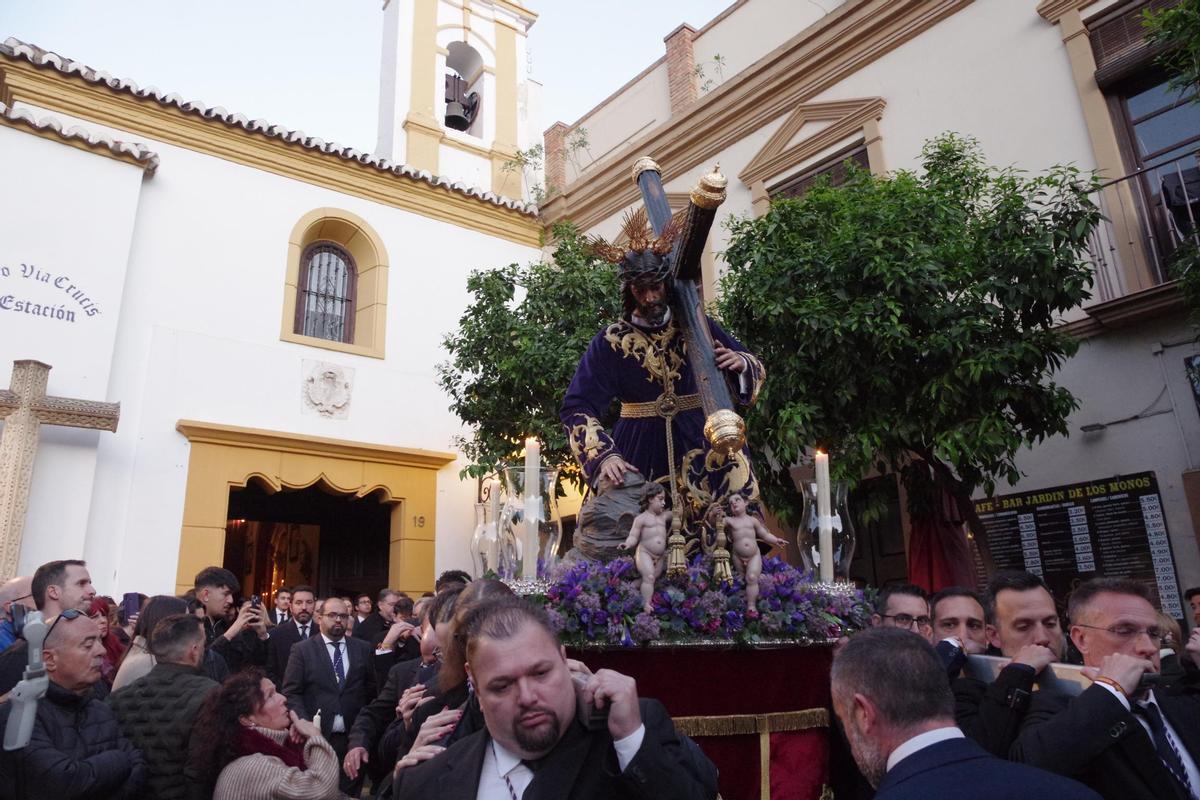 Vía Crucis oficial de Málaga presidido por el Señor de los Pasos en el Monte Calvario