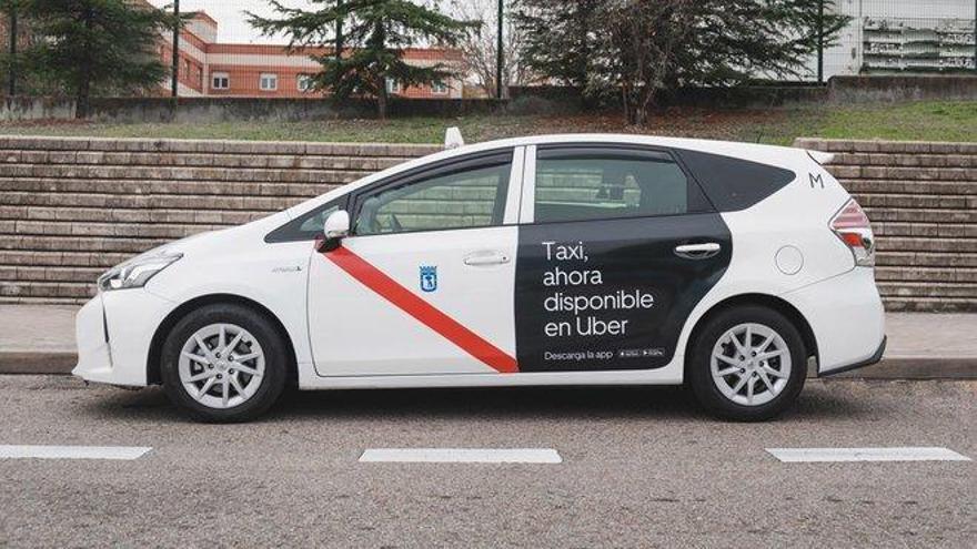 Uber integra al taxi de Madrid en su aplicación