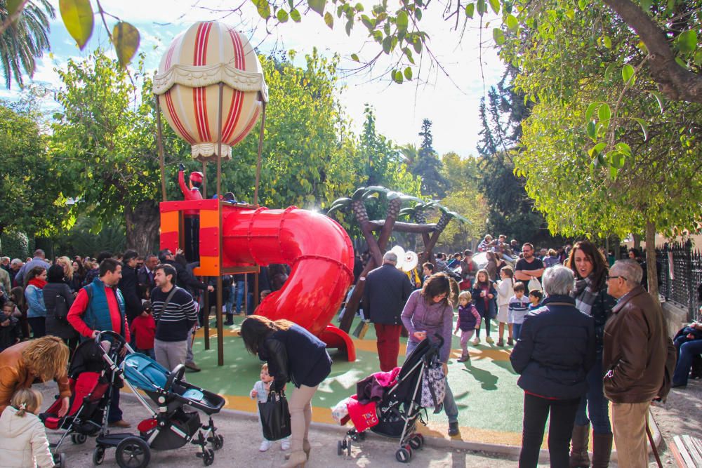 Inauguración del parque de Tirisiti en Alcoy