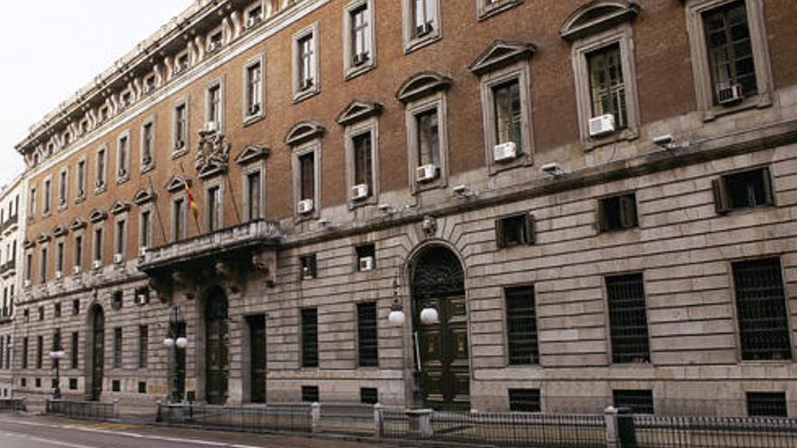La façana del Ministeri d&#039;Hisenda espanyol.
