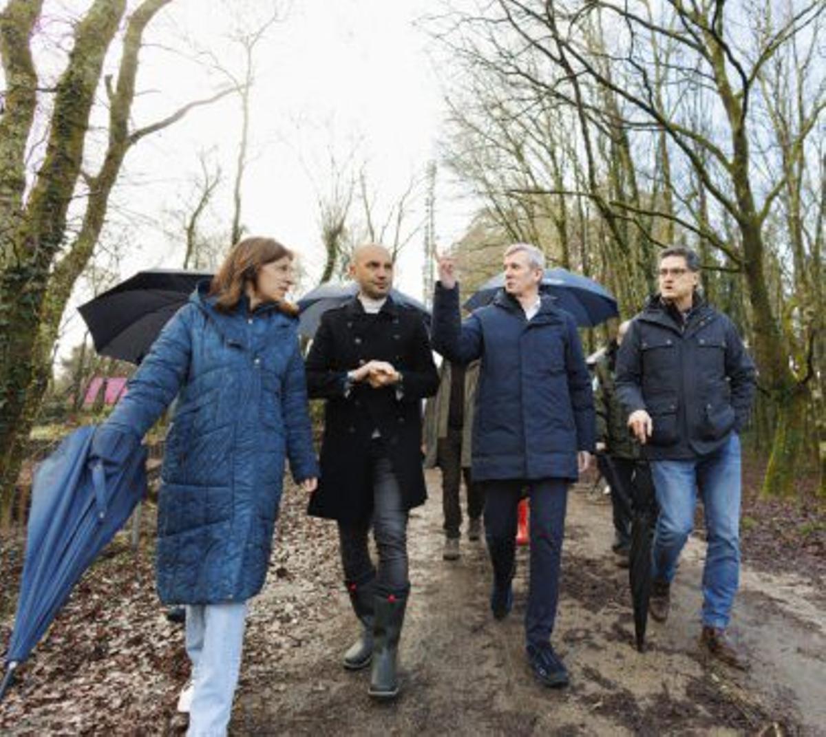 Vázquez, Lorenzo y Rueda en As Gándaras de Budiño. |  D.C.