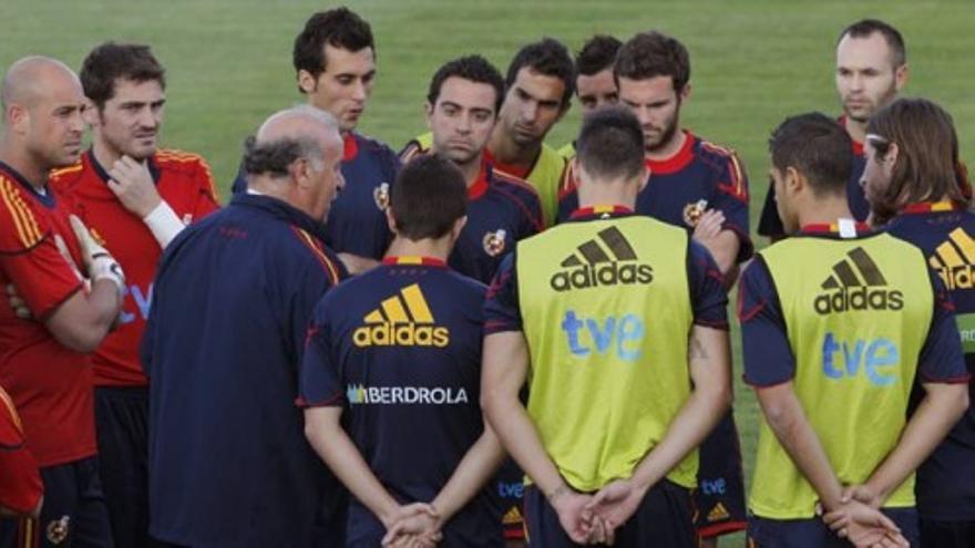 &#039;La Roja&#039; prepara su partido contra Liechtenstein