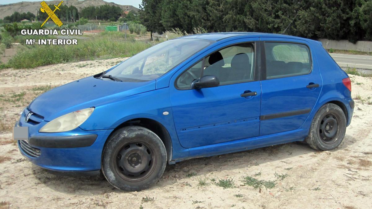 Sufre un accidente en Calasparra cuadruplicando la tasa de alcoholemia