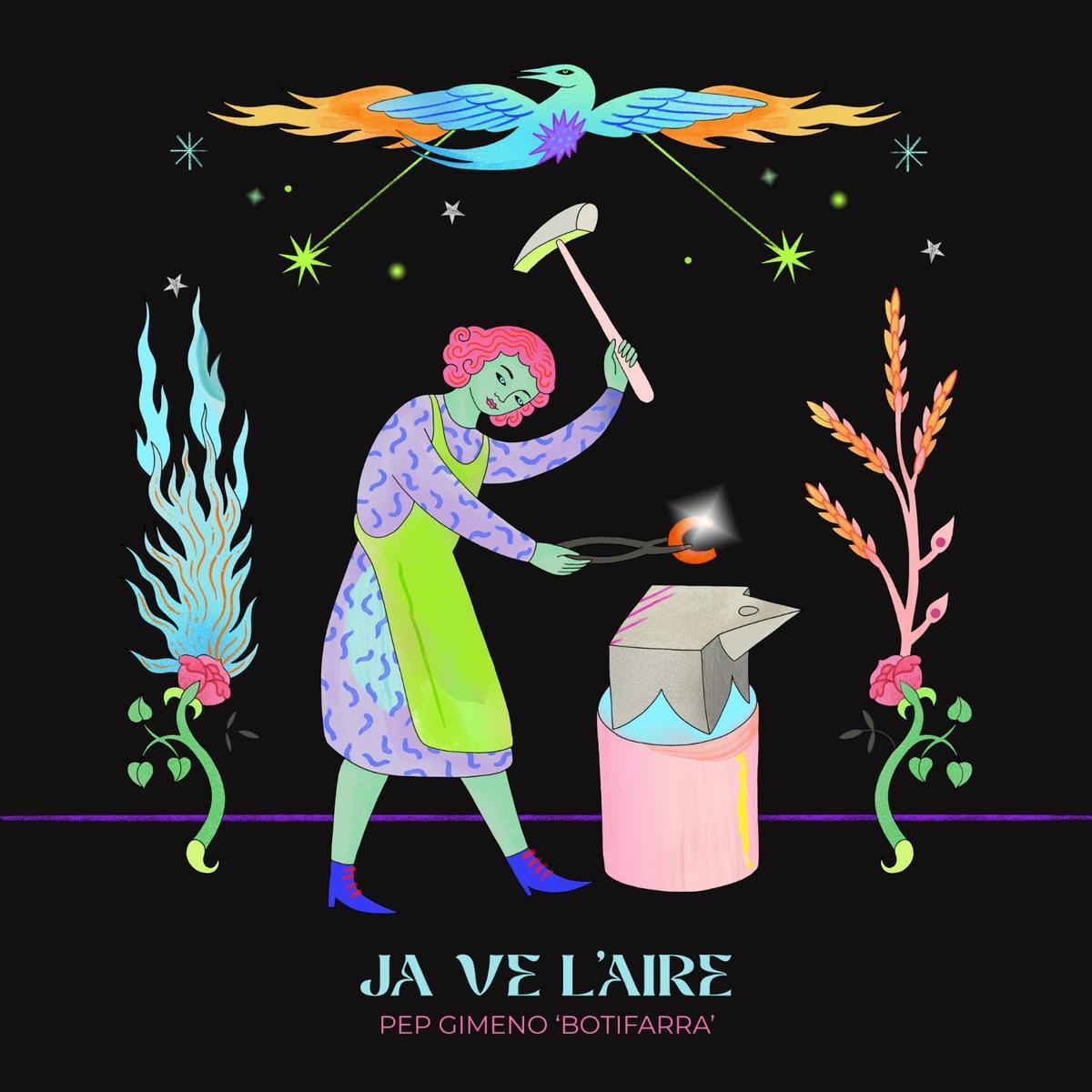 Portada de &quot;Ja ve l'aire&quot; diseñada por Belén Segarra.