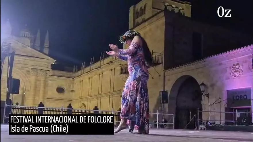 Un trocito de Isla de Pascua, en Zamora: así es el baile tradicional de Chile