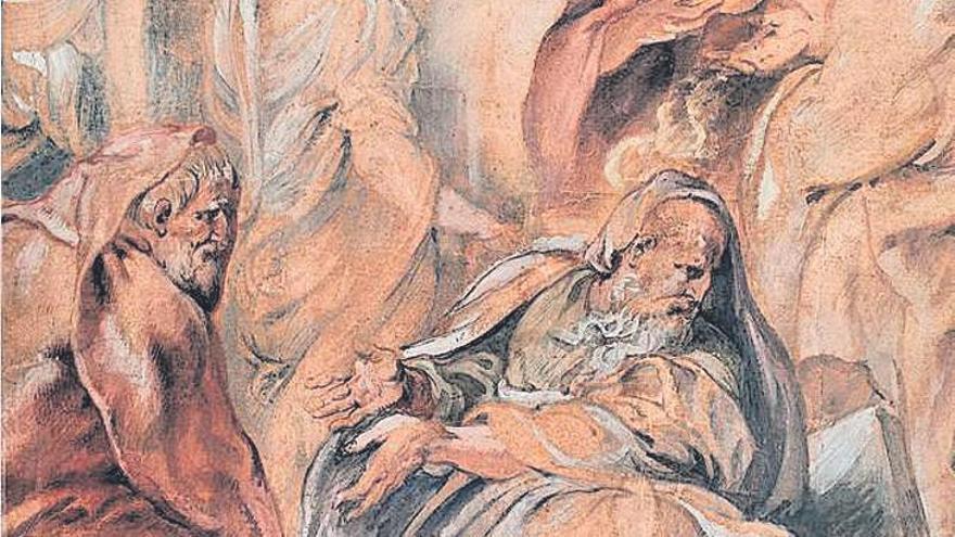 Detalle de la portada del libro sobre Rubens