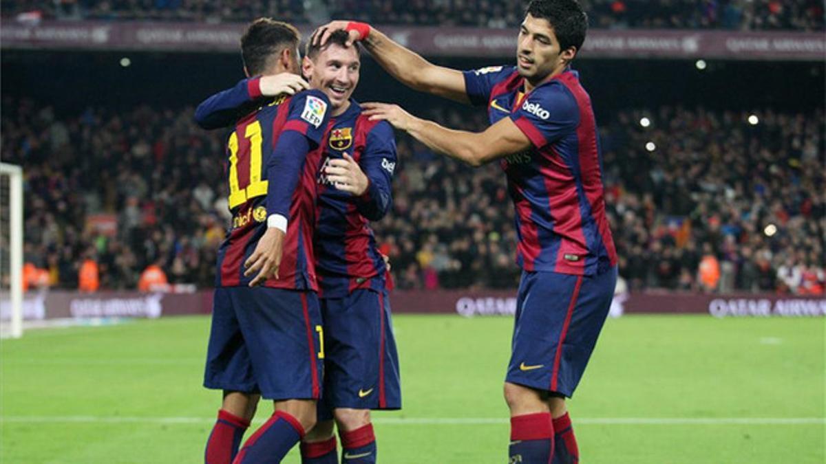 Messi, Neymar y Suárez, un tridente de lujo en el Calderón