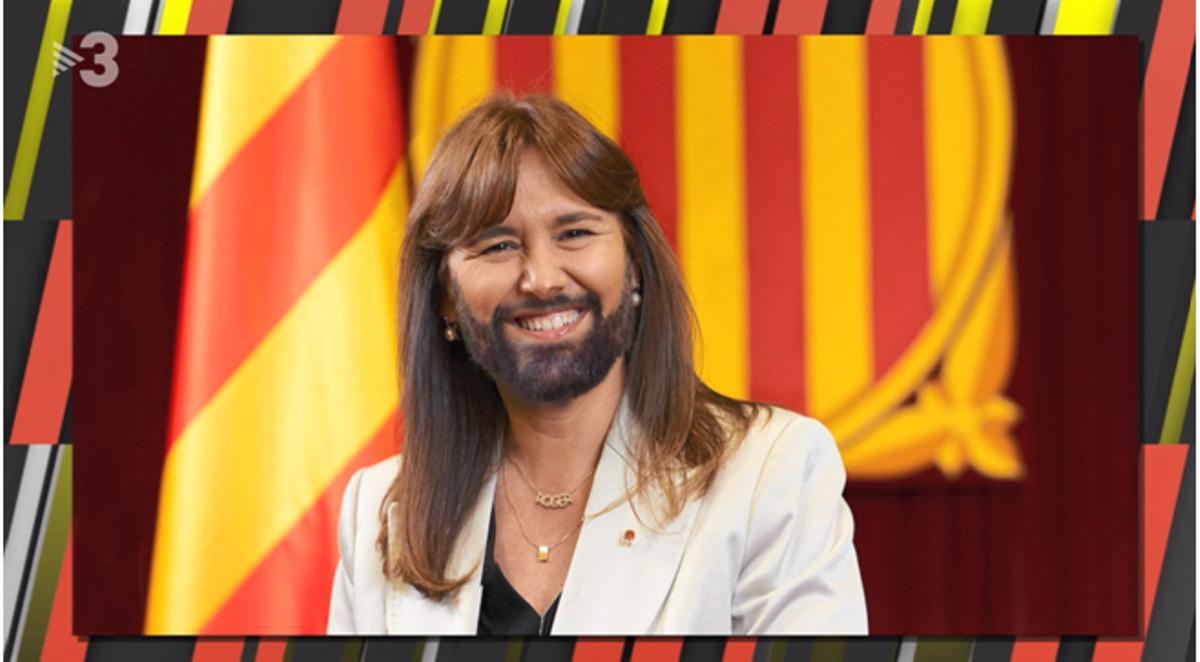 La crítica de Monegal: Laura Borràs, amb la barba de Roger Torrent