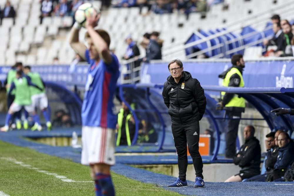 El partido entre el Oviedo y el Alcorcón, en imágenes